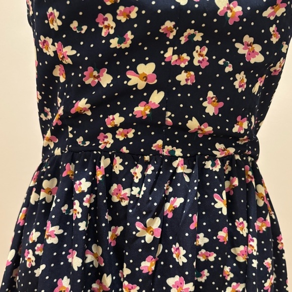 Lucca Couture - Strapless Floral Mini Dress - Picture 2 of 6